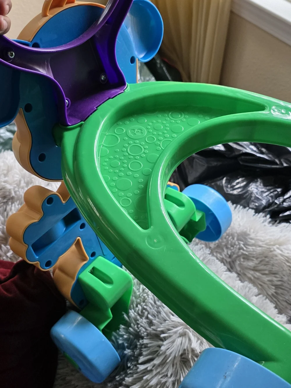 Fisher-Price Purple, Blue & Green Puppy Learning Walker